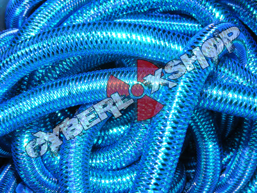 Tubular Crin - Mini - Turquoise Metallic (5 yds)