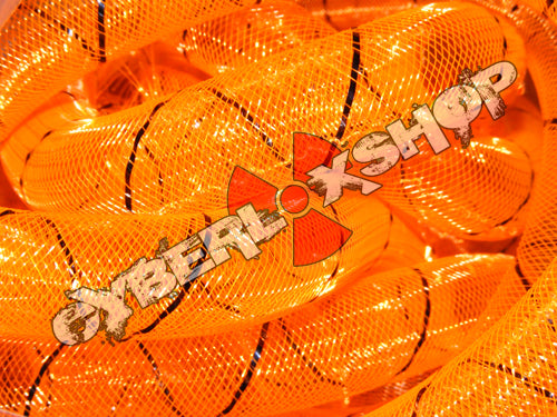 Tubular Crin - Large - Orange Non-Metallic with Black Thread (5 yds)