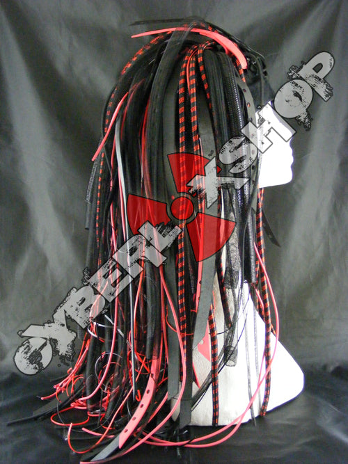 Red Predator Cyberlox Wig