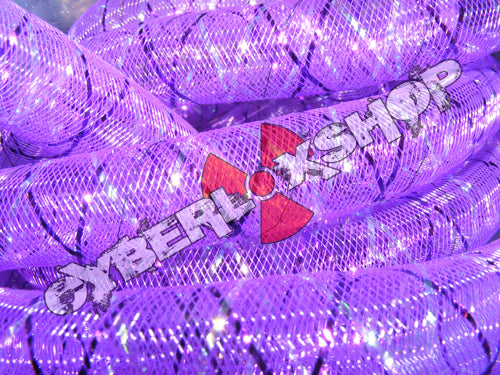 Tubular Crin - Large - Purple Non-Metallic with Thread (5 yds)