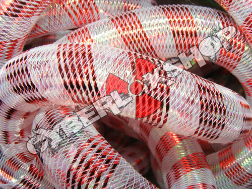 Tubular Crin - Large - Red Opal Stripe (5 yds)