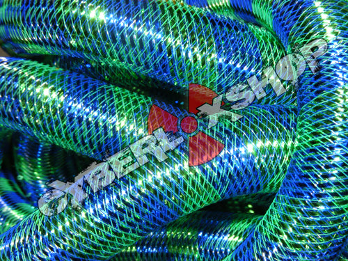 Tubular Crin - Large - Royal Kiwi Stripe (5 yds)