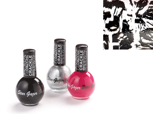 Stargazer Crackle Nail Polish - #601 Black