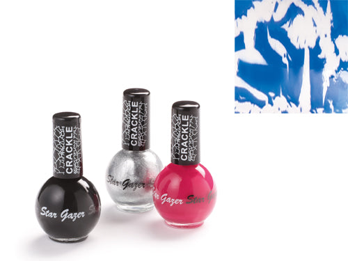 Stargazer Crackle Nail Polish - #605 Blue