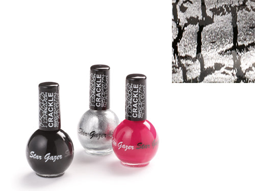 Stargazer Crackle Nail Polish - #602 Silver
