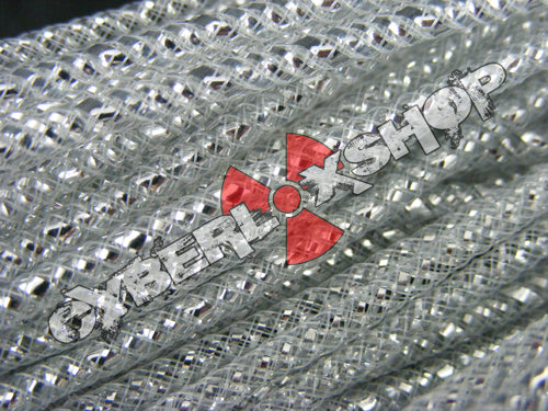 Tubular Crin - Skinny - Silver Metallic (10m Offcuts)