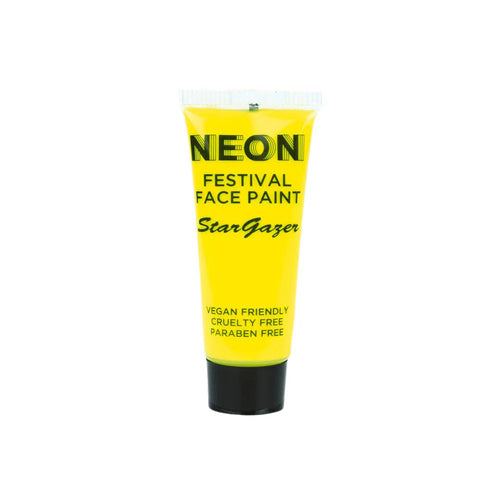 Stargazer Neon Festival Face Paint - Yellow