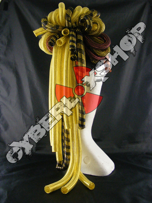 Cyberlox Scrunchie - Sunshine / Black Yellow / Brown