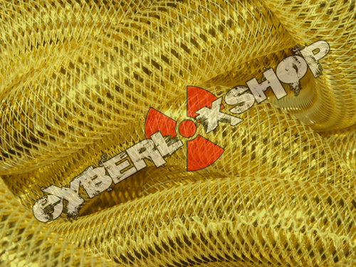 Tubular Crin - Large - Sunshine Yellow Metallic (5 yds)