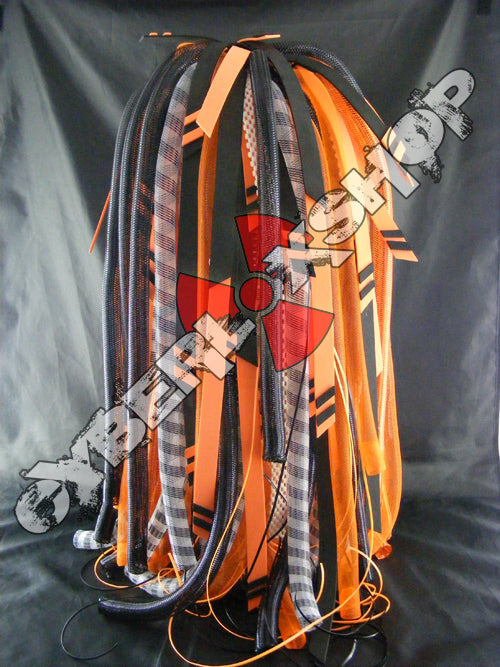 Tech-X Orange Cyberlox Wig