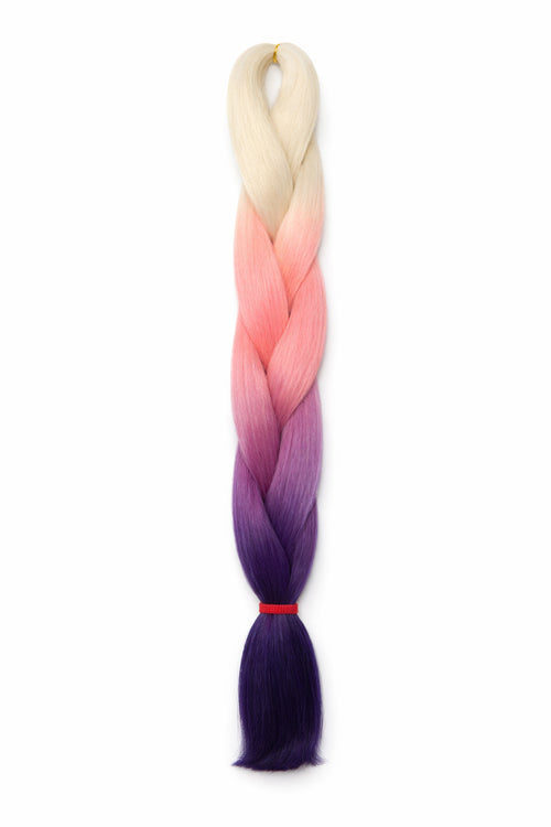 CyberloxShop Transitional Kanekalon Jumbo Braid - Iced Heavenly