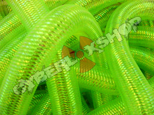 Tubular Crin - Large - Neon Green Opalescent (5 yds)