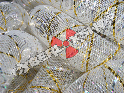 Tubular Crin - Large - White Non-Metallic with Thread (5 yds)