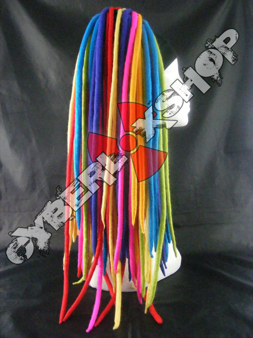 Rainbow Star Wool Dread Falls