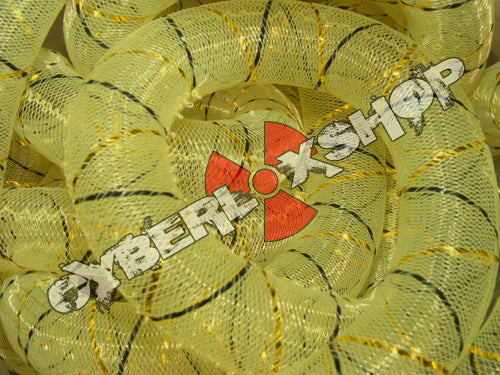 Tubular Crin - Large - Yellow Non-Metallic with Black Yellow Thread (5 yds)