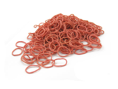 Pack of 250 Mini Rubber Bands (Pink)