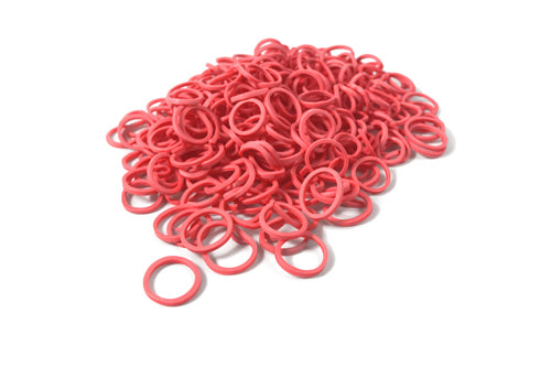Beauty Town - Pack of 250 Mini Rubber Bands (Pink)