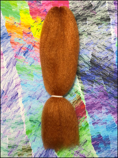 CyberloxShop Classic Kanekalon Jumbo Braid - Copper