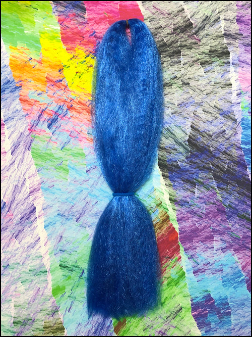CyberloxShop Classic Kanekalon Jumbo Braid - Sapphire Blue