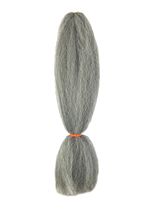 CyberloxShop Classic Kanekalon Jumbo Braid - #51 Steel Grey