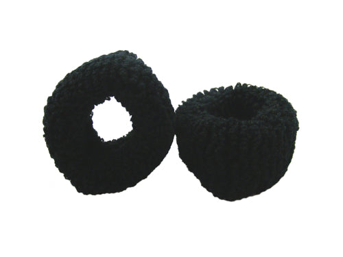 Black Hair Donut Bobbles