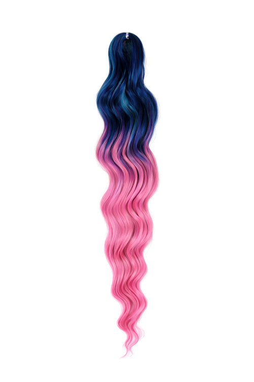 Anna Wave Braiding Hair - Glitch Neon Tide
