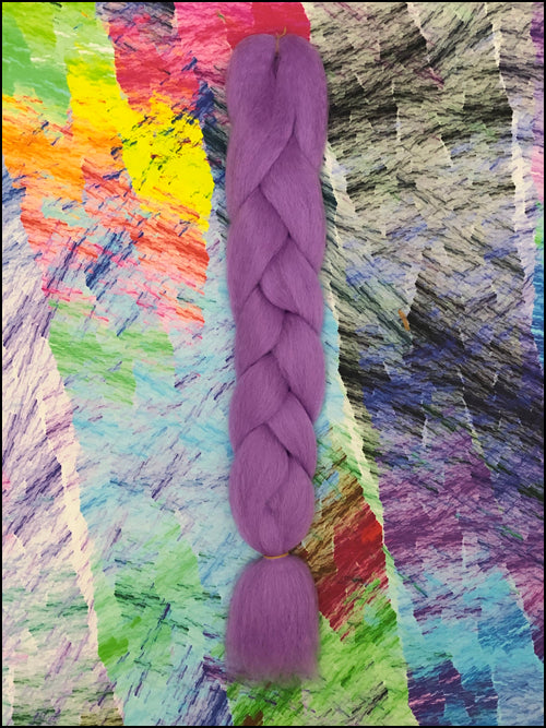 CyberloxShop Glow In The Dark Jumbo Braid - Frozen Grape