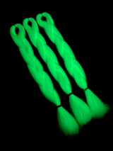CyberloxShop Glow In The Dark Jumbo Braid - Vanilla Sorbet