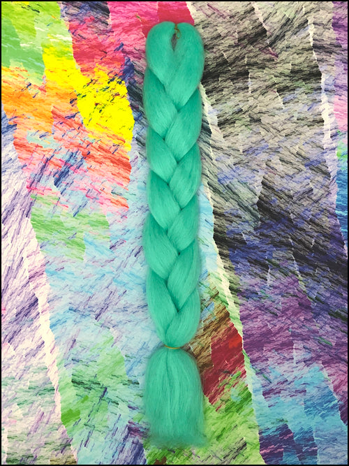 CyberloxShop Glow In The Dark Jumbo Braid - Spearmint Ice