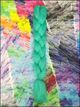 CyberloxShop Glow In The Dark Jumbo Braid - Spearmint Ice