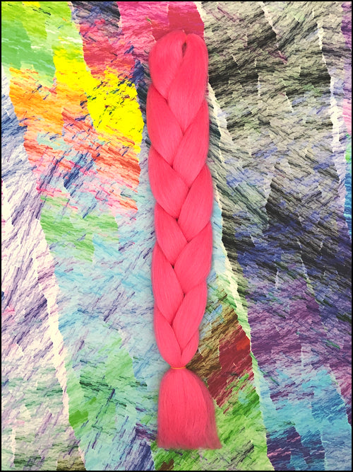 CyberloxShop Glow In The Dark Jumbo Braid - Strawberry Sundae