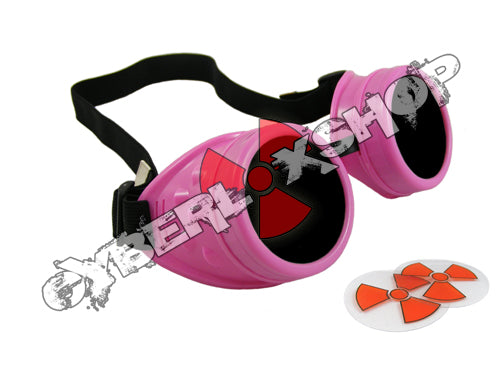 Cyber Goggles - Candy Pink - Includes FREE Lense Design Inserts!