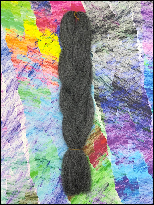 CyberloxShop Infinitique Kanekalon Jumbo Braid - #44 Gun Metal Grey