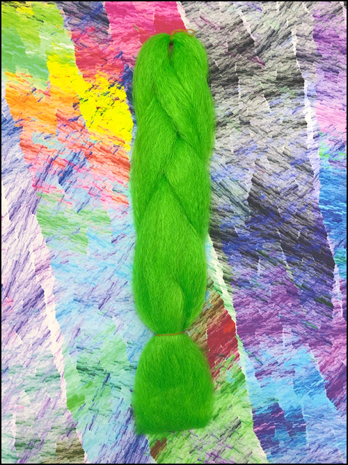 CyberloxShop Infinitique Kanekalon Jumbo Braid - Harlequin Green