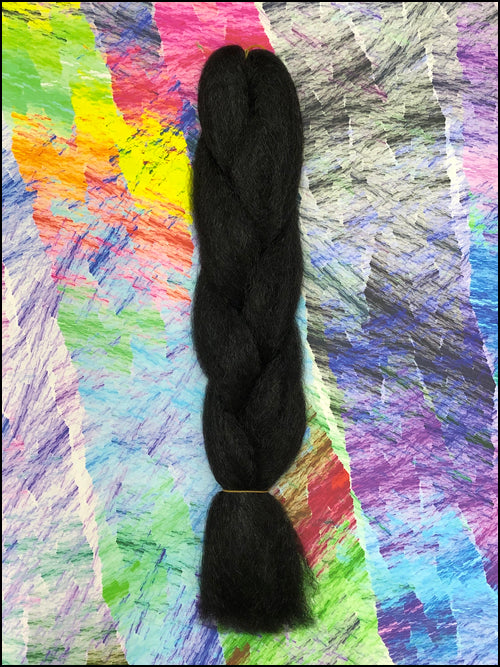CyberloxShop Infinitique Kanekalon Jumbo Braid - #1 Jet Black