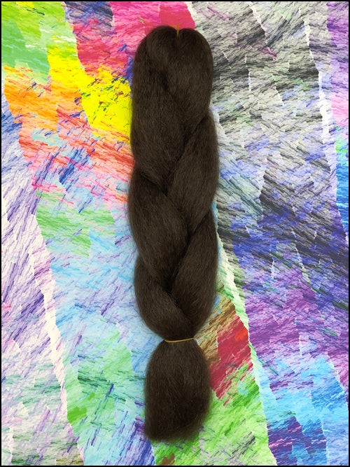 CyberloxShop Infinitique Kanekalon Jumbo Braid - #6 Medium Brown