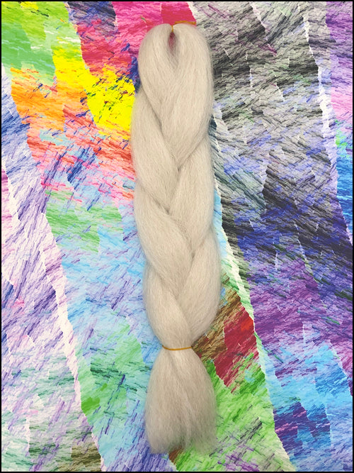 CyberloxShop Infinitique Kanekalon Jumbo Braid - Ultra White