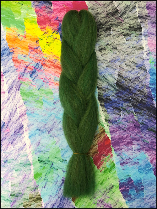 CyberloxShop Infinitique Kanekalon Jumbo Braid - Forest Green