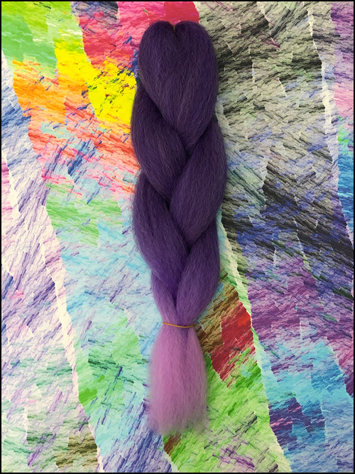CyberloxShop Infinitique Kanekalon Jumbo Braid - Punk Purple (Transitional)