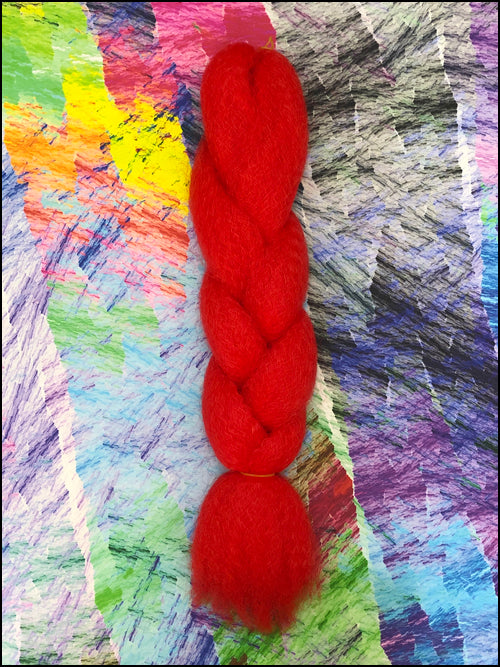 CyberloxShop Infinitique Kanekalon Jumbo Braid - Bright Red