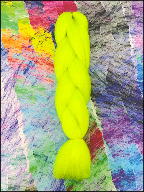 CyberloxShop Infinitique Kanekalon Jumbo Braid - Electric Banana