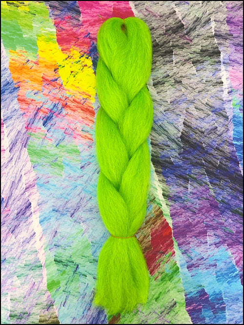 CyberloxShop Infinitique Kanekalon Jumbo Braid - Electric Lime