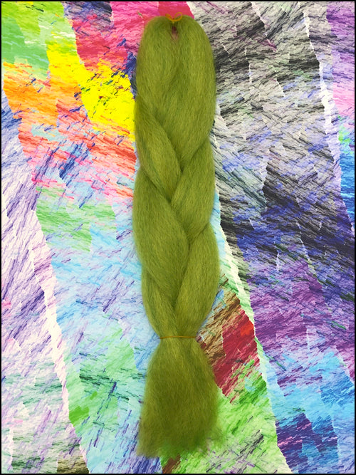 CyberloxShop Infinitique Kanekalon Jumbo Braid - Grinch Green