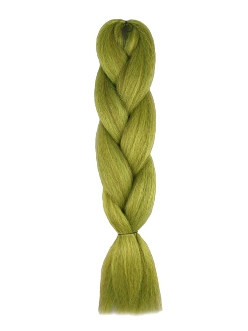 CyberloxShop Infinitique Kanekalon Jumbo Braid - Dark Grinch Green