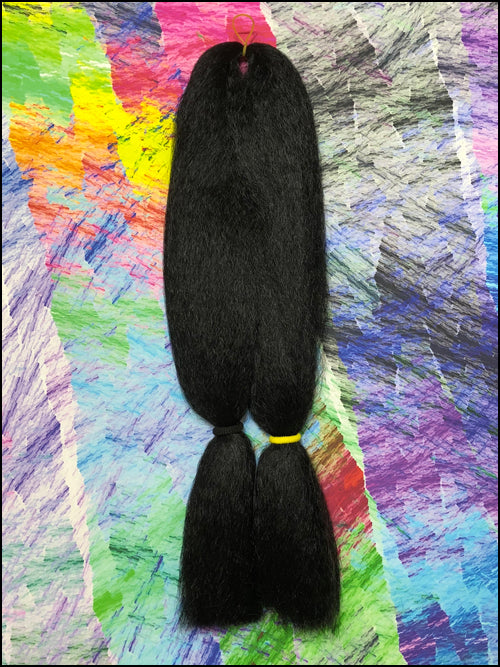 Jazzy Kanekalon Jumbo Braid - #1 Jet Black