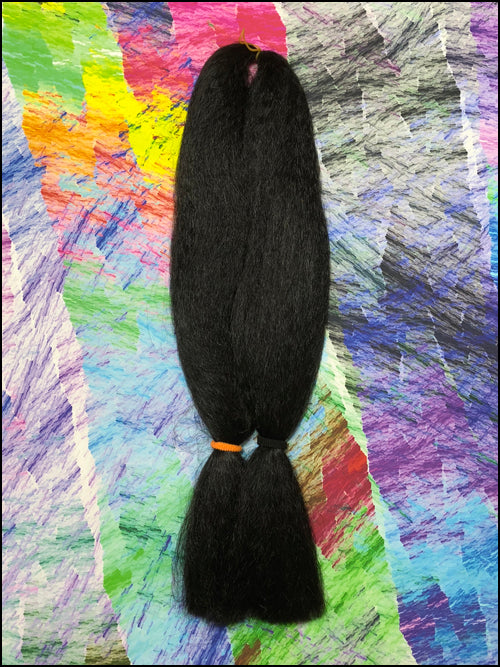 Jazzy Kanekalon Jumbo Braid - #1B Off Black
