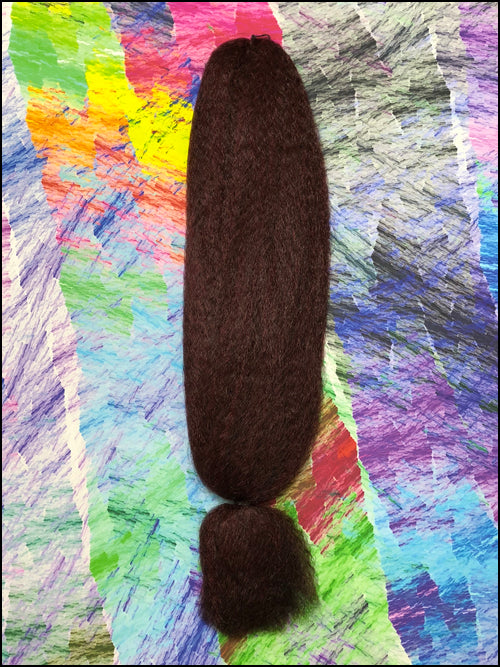 Jazzy Kanekalon Jumbo Braid - #1B Off Black / Burgundy