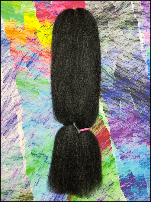Jazzy Kanekalon Jumbo Braid - #280 Black Grey