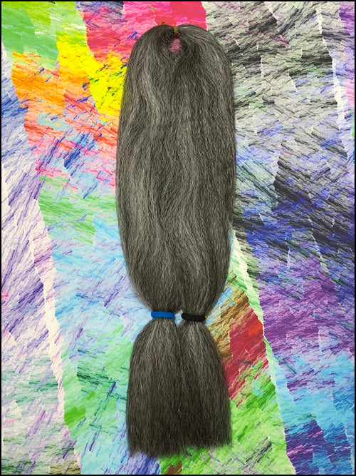 Jazzy Kanekalon Jumbo Braid - #44 Gun Metal Grey