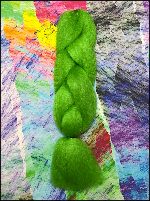 Jazzy Kanekalon Jumbo Braid - Grass Green